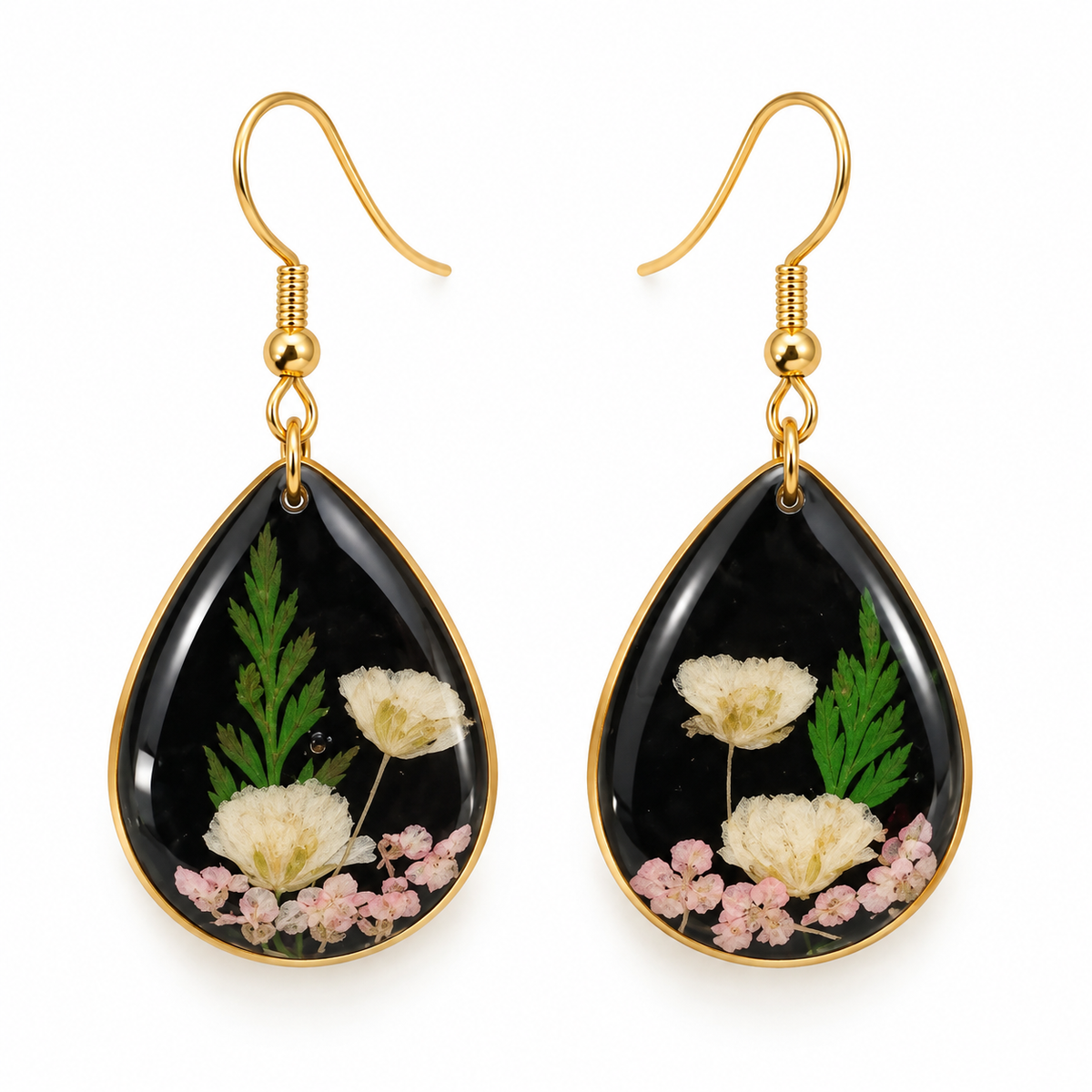 Boucles d’oreilles Jardin nocturne