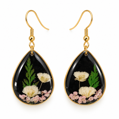 Boucles d’oreilles Jardin nocturne