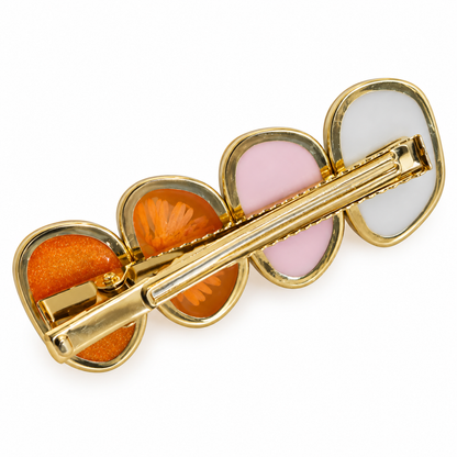Barrette florale Herbier solaire