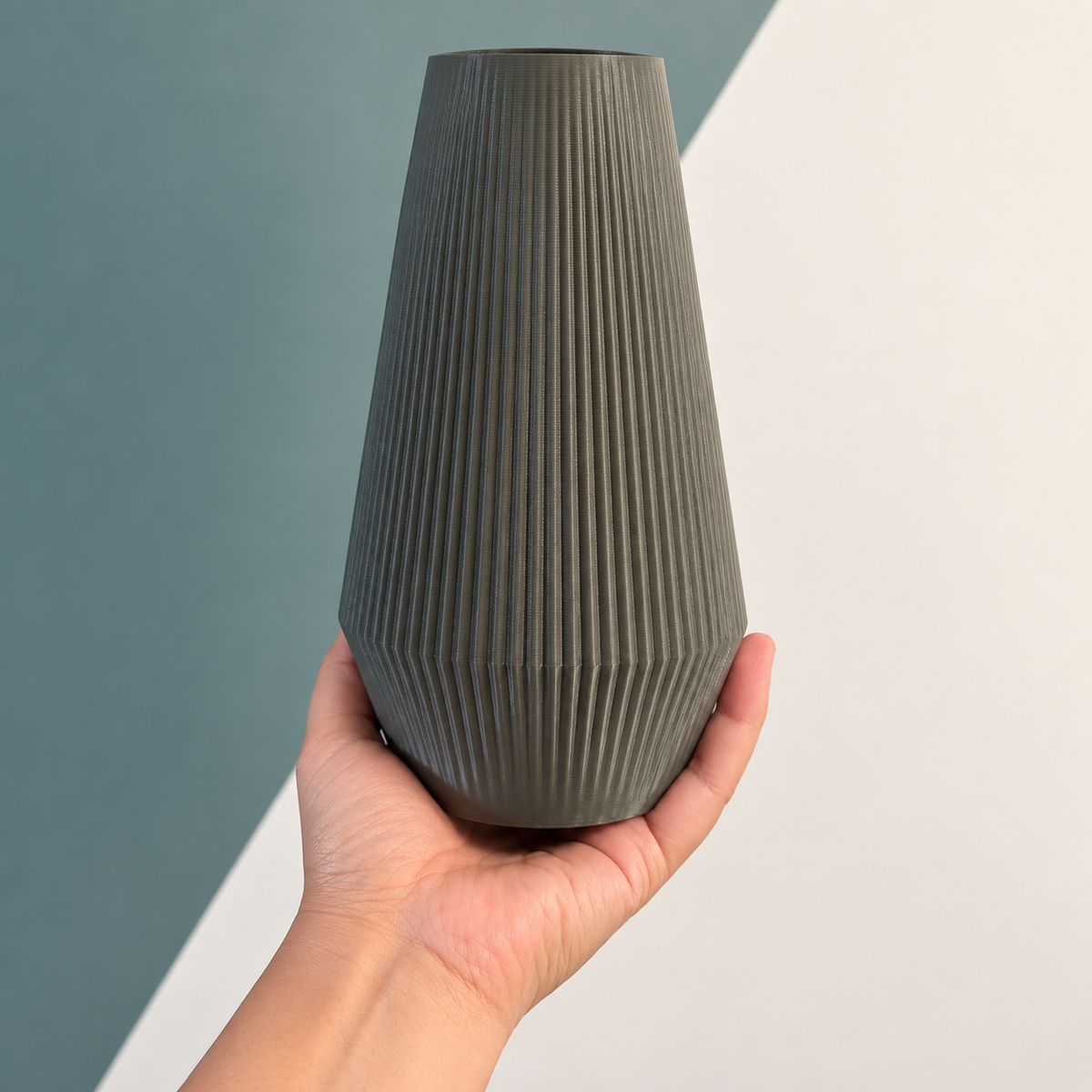 LILAS Vase étanche d'origine végétale Vert Grisé