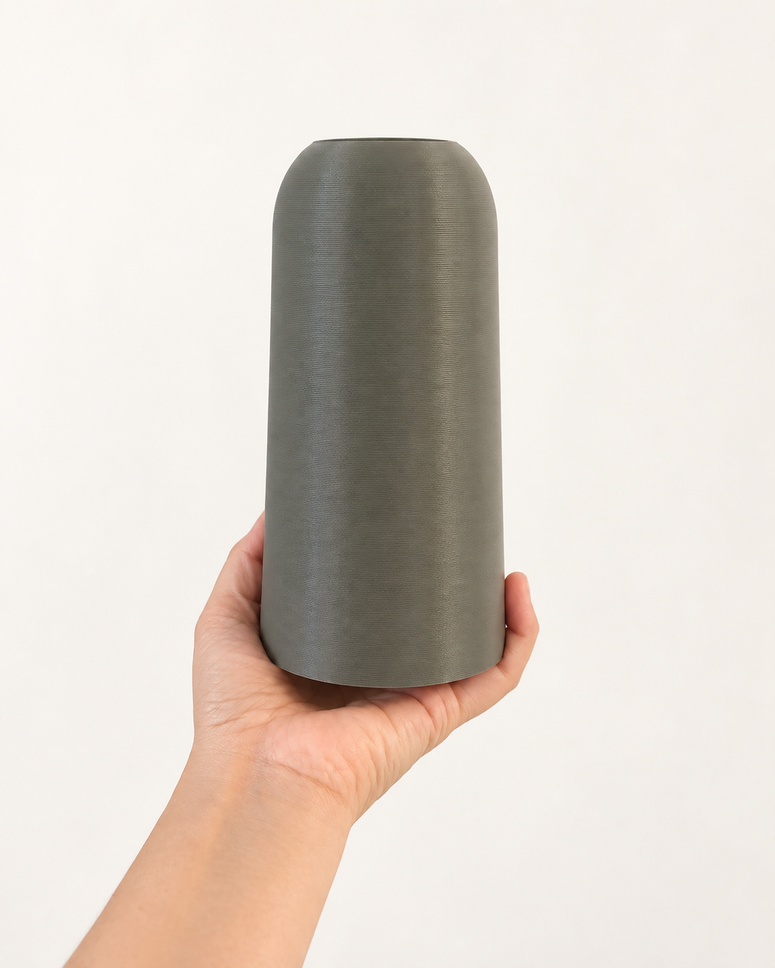 PUR Vase étanche vert grisé