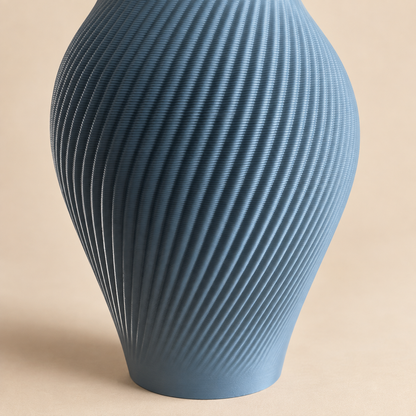 ANTIQUE Vase étanche d'origine végétale Bleu