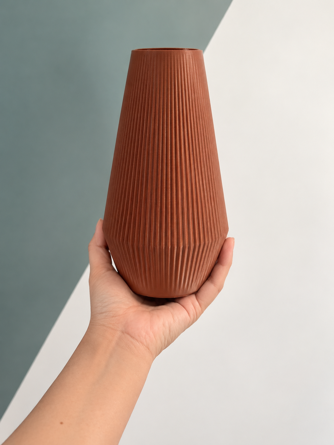 LILAS Vase étanche d'origine végétale Rouge