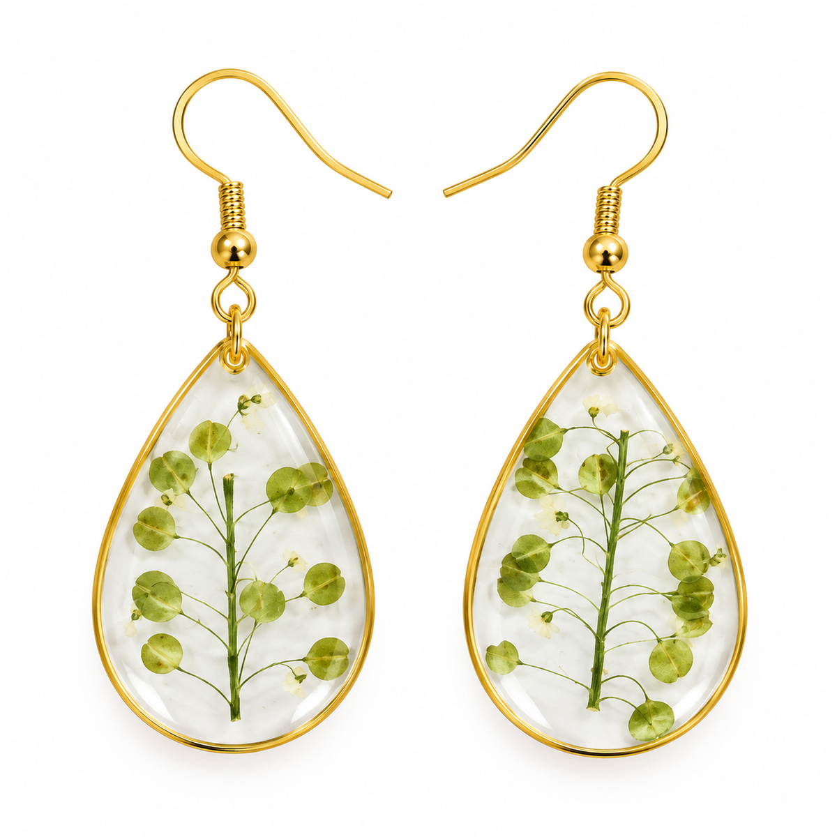 Boucles d’oreilles Herbier délicat