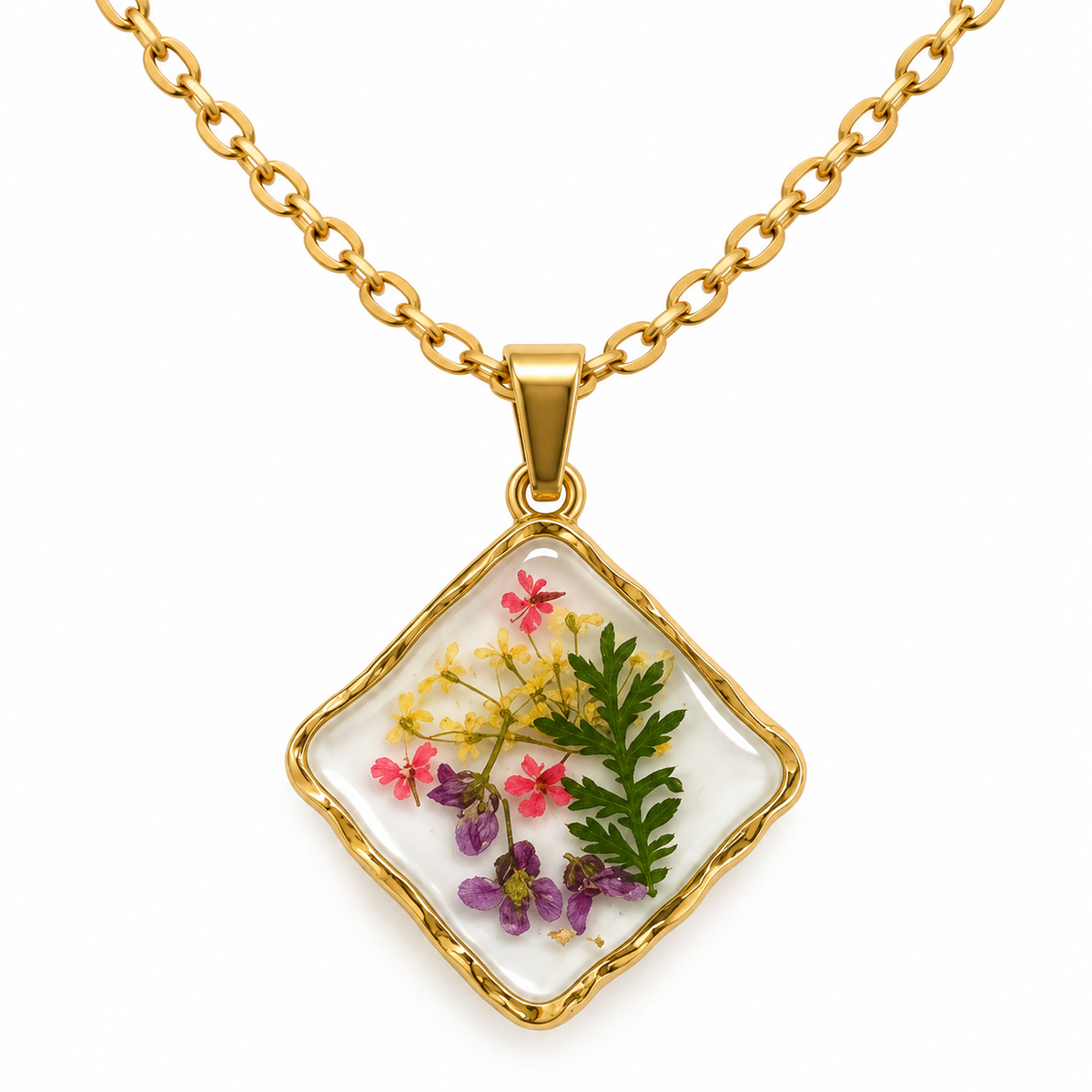 Collier Herbier Précieux Coloré