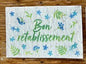 Bon rétablissement! Mini carte à planter