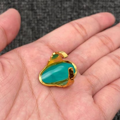 Bague florale Émeraude sauvage