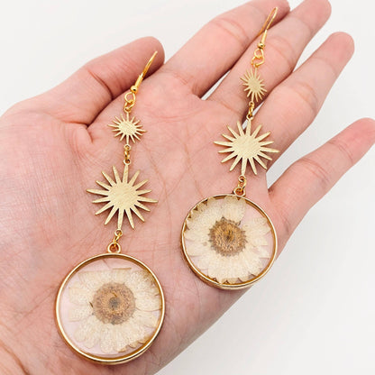 Boucles d’oreilles Marguerite bohème