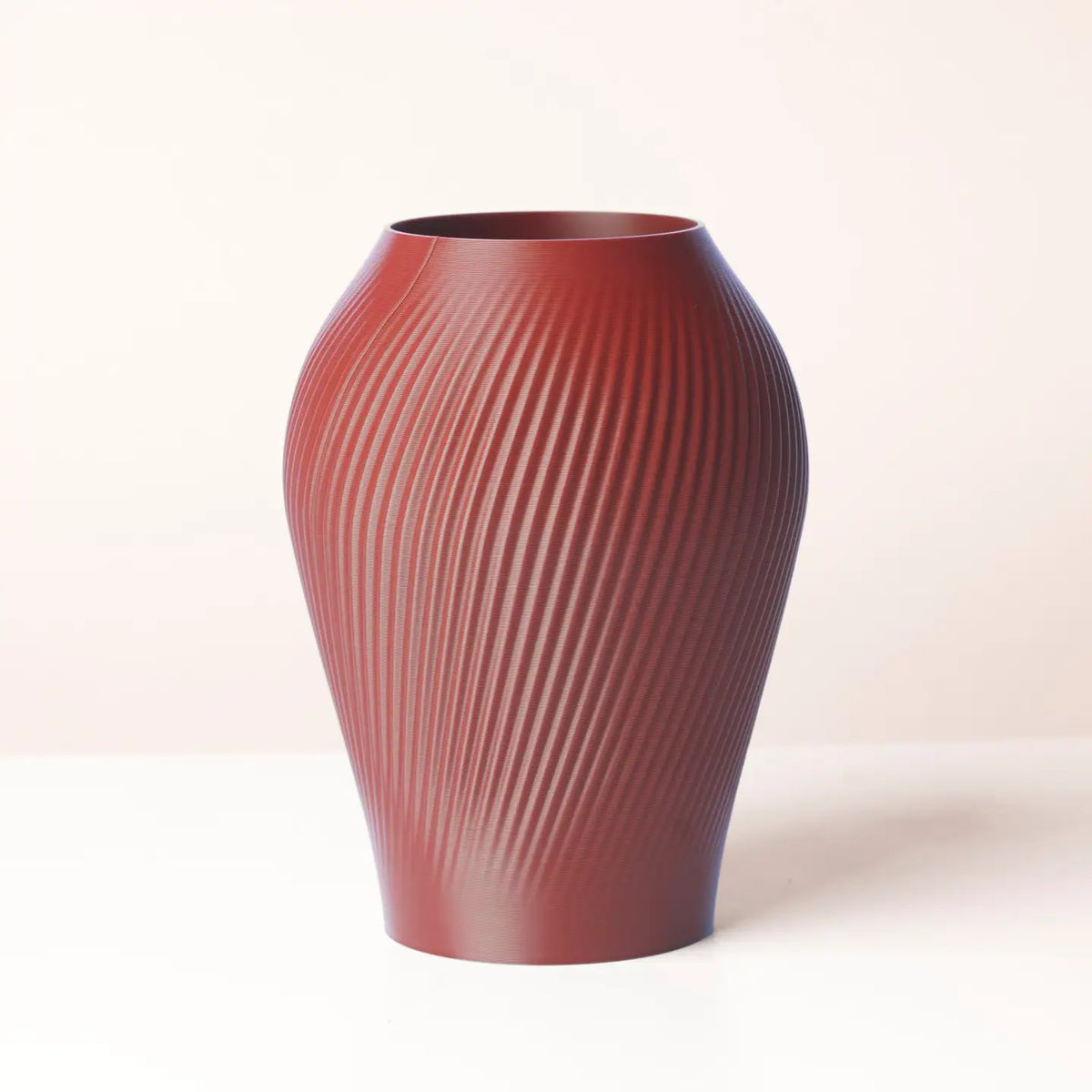ANTIQUE Vase étanche d'origine végétale Rouge antique