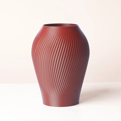 ANTIQUE Vase étanche d'origine végétale Rouge antique