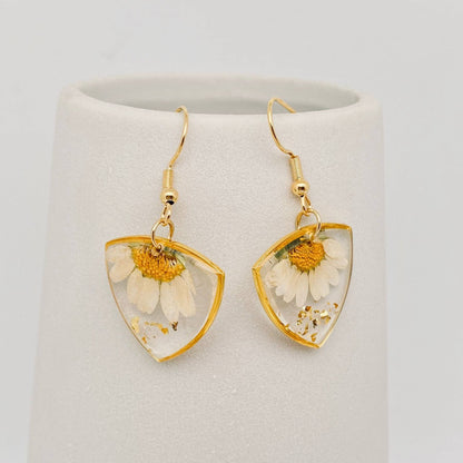 Boucles d’oreilles Demi Marguerite