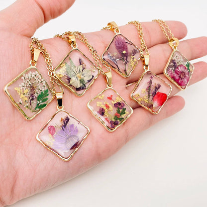 Collier Herbier Précieux Coloré