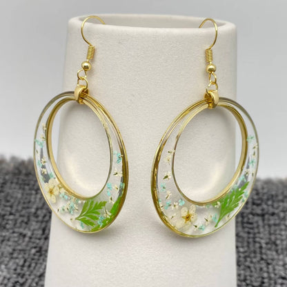 Boucles d’oreilles Couronne végétale