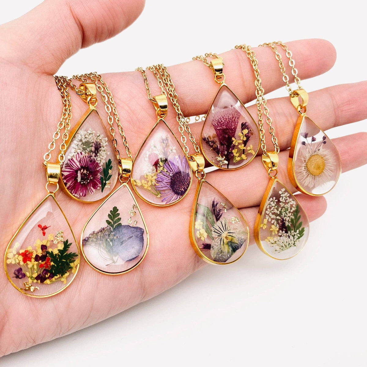 Collier Goutte Florale