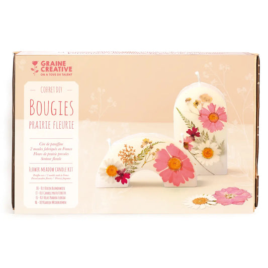Kit Bougies prairie fleurie