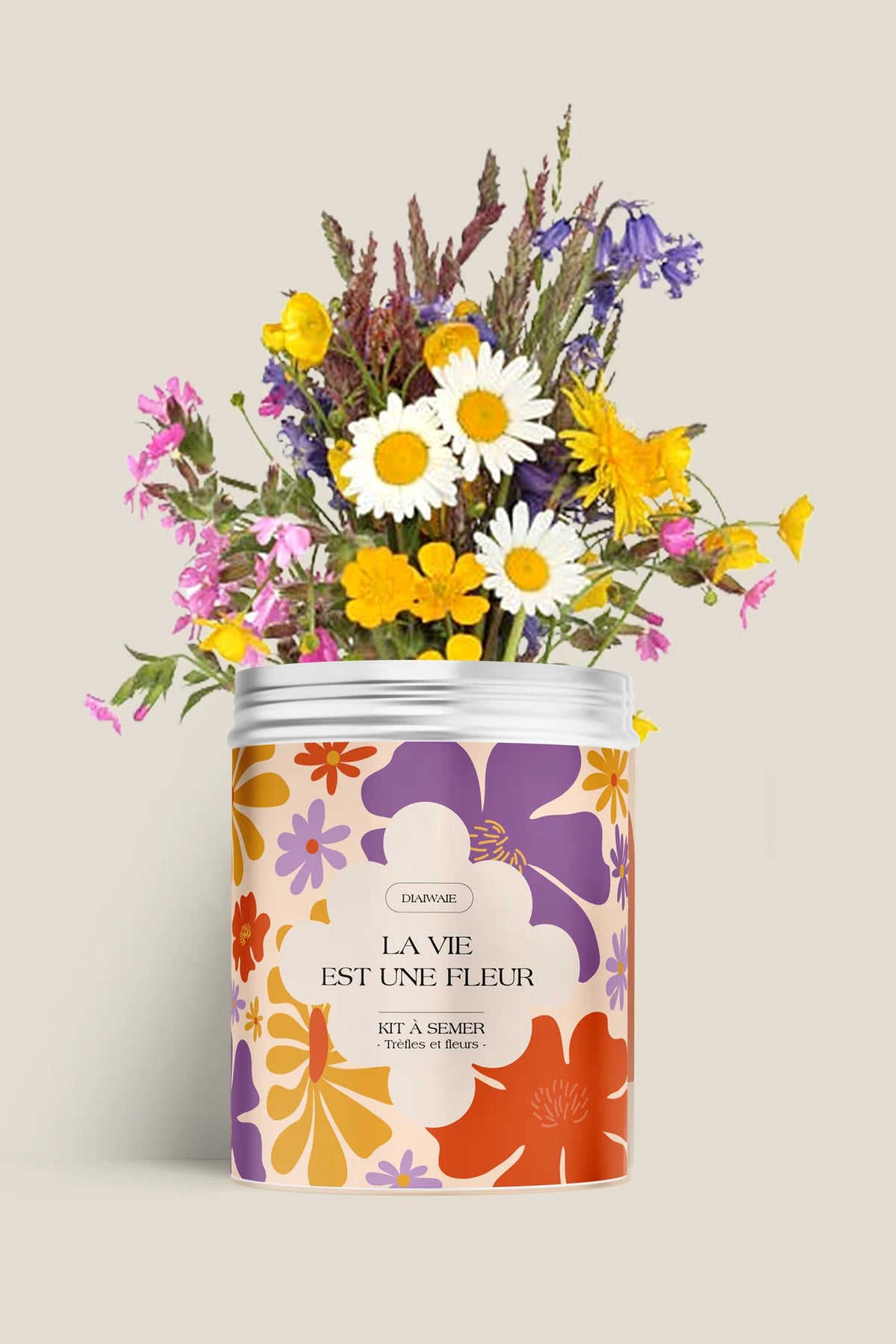 Boîte à semer La vie est une fleur